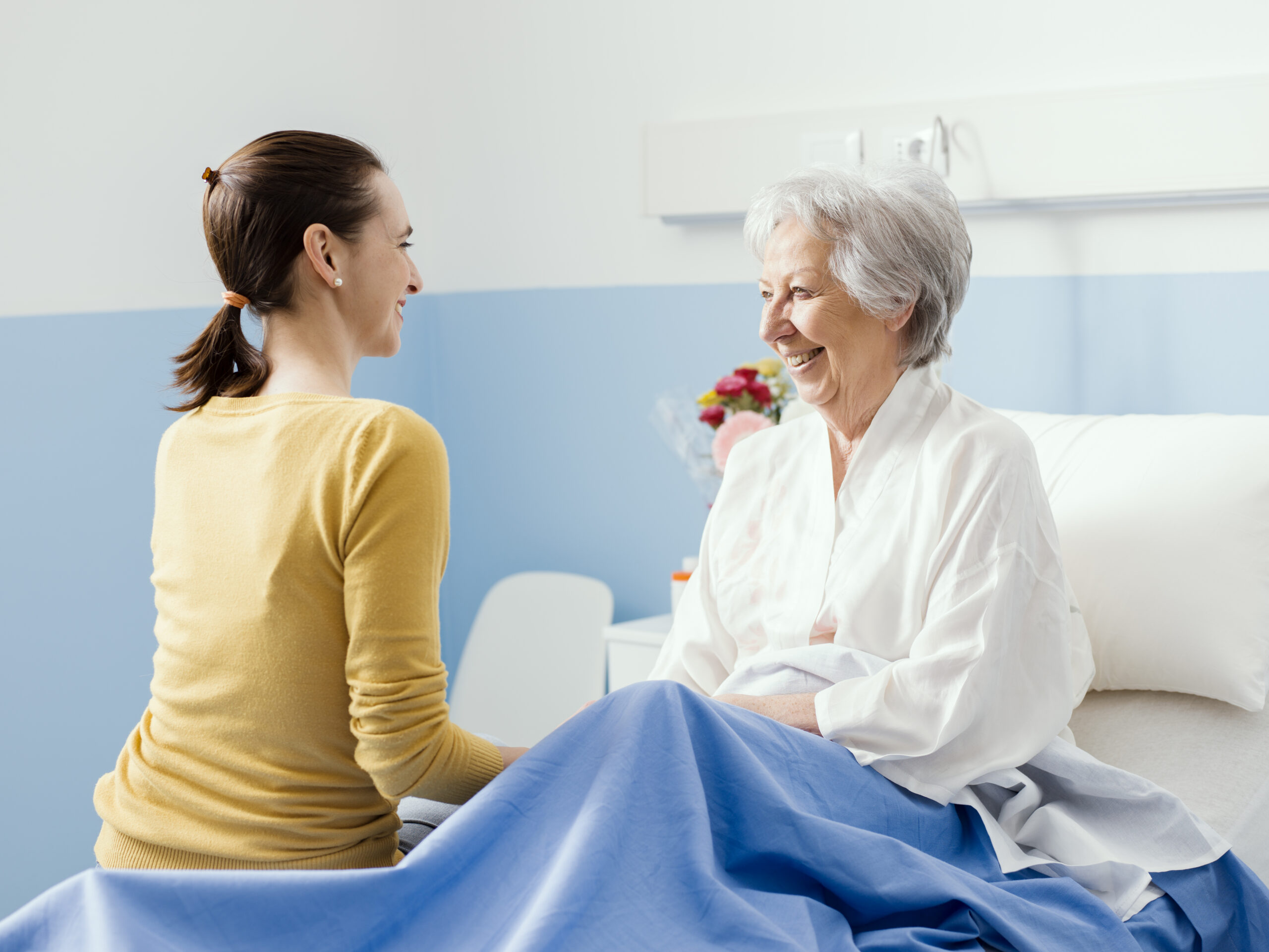 Hospice nurse meeting with family in a Contra Costa County home to discuss compassionate end-of-life care options